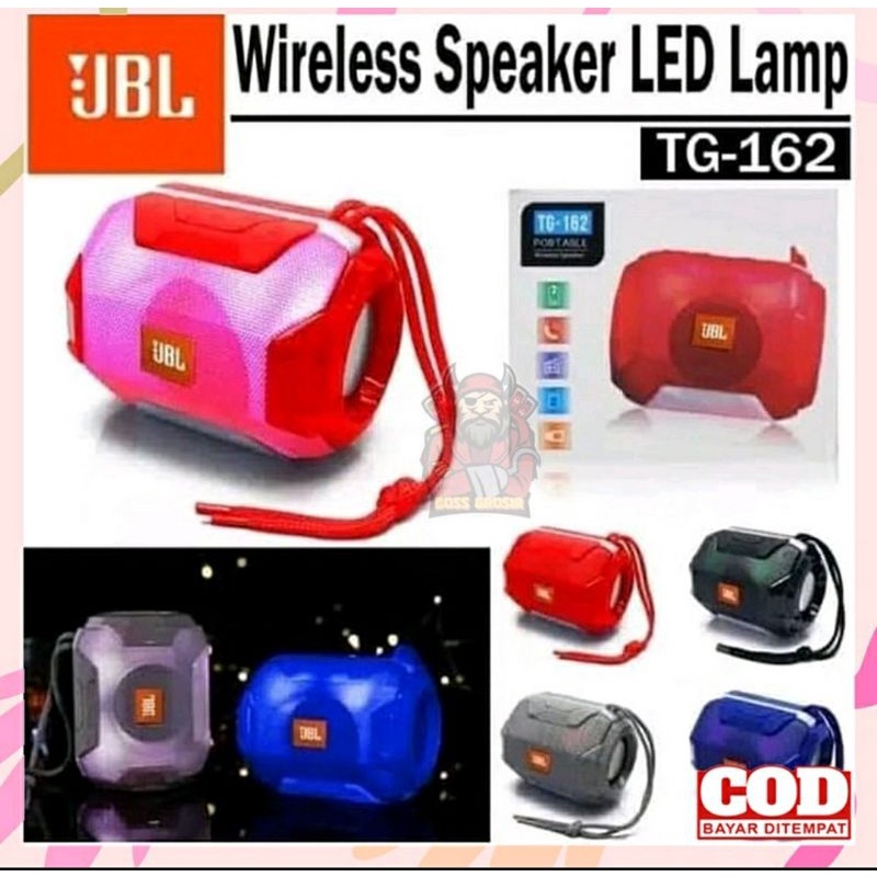 SPEAKER BLUETOOTH JBL TG-162 LED - SPEAKER WIRELESS TG-162 LED