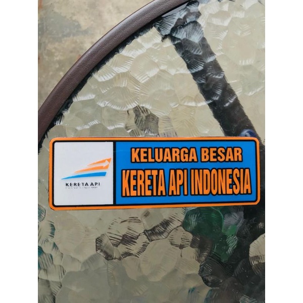 

stiker kotak panjang KELUAR BESAR KERETA API INDONESIA