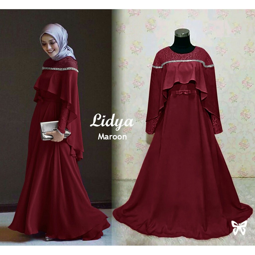HOPYLOVY - Maxi Dress Pesta Lydia