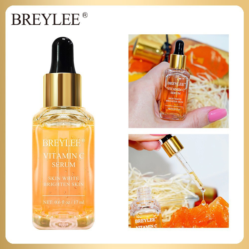 BREYLEE SETS of SERUM VITAMIN C SERUM+PORE MINIMIZER - Mencerahkan &amp; Membersihkan Jerawat (2pcs)