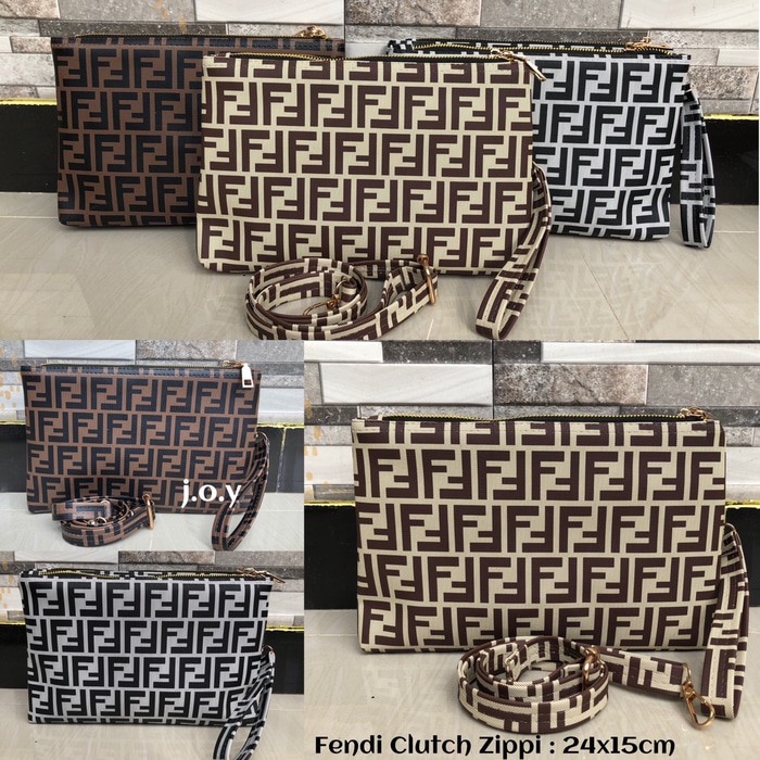YUK BELI TAS MURAH/TAS WANITA/CLUTCH/SLINGBAG/SELEMPANG/FENDI CLUTCH ZIPPI FREE ONGKIR..