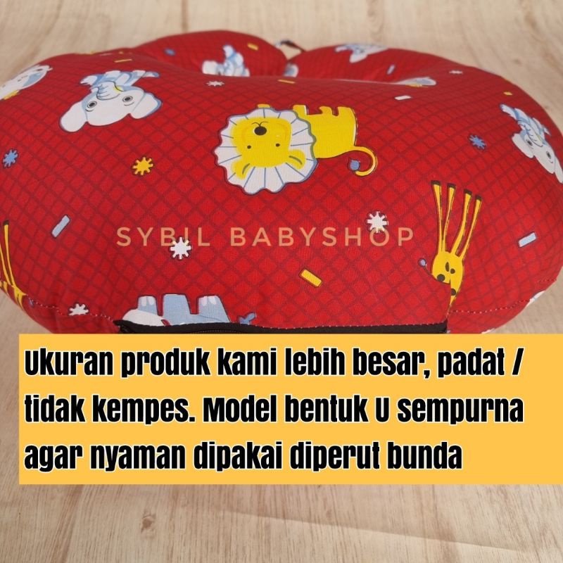 4in1 - BANTAL MENYUSUI UKURAN JUMBO BESAR / NURSING PILLOW / BANTAL ASI BABY / KASUR ALAS TENGKUREP
