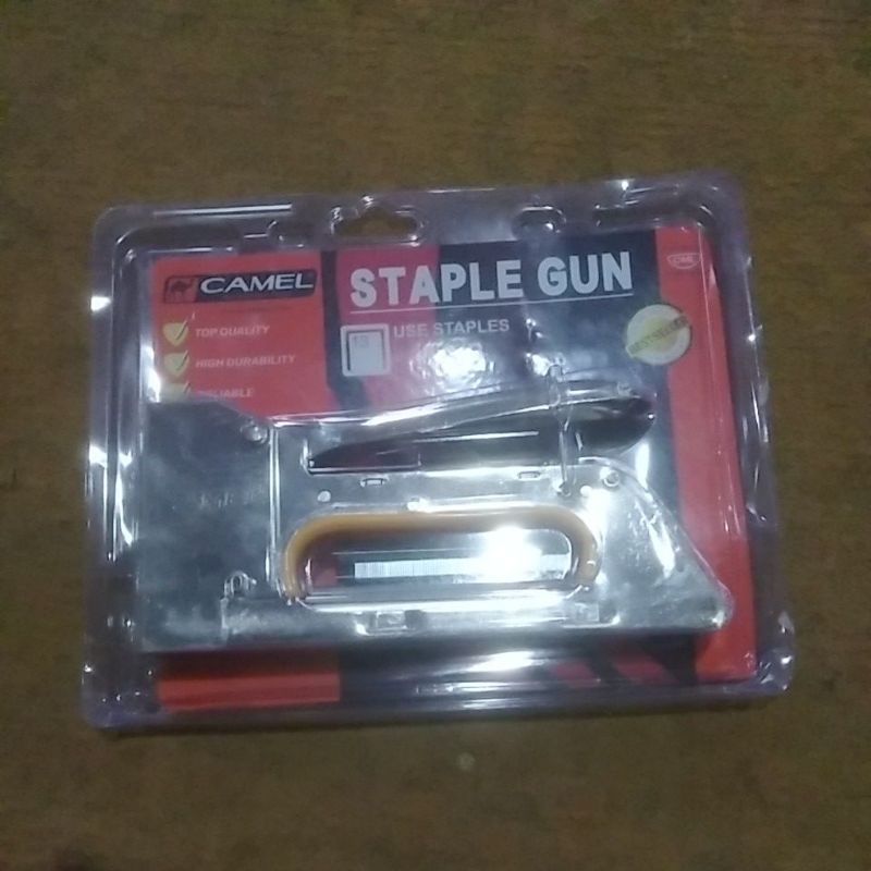

Stapler Tembak / Cekrekan / Pengokot / Hekter Gun Tacker / Staples Camel