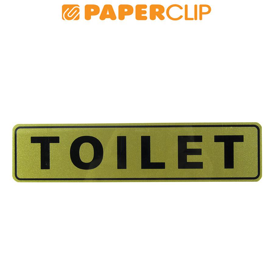 

SIGN LABEL MG 2A GD 15 TOILET