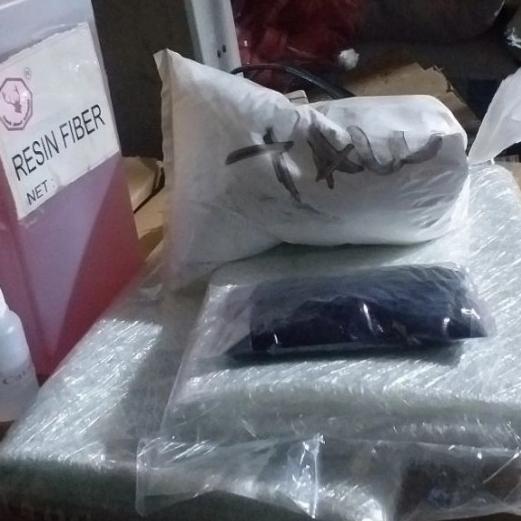 Paket RESIN UPR FIBER serat talk Warna