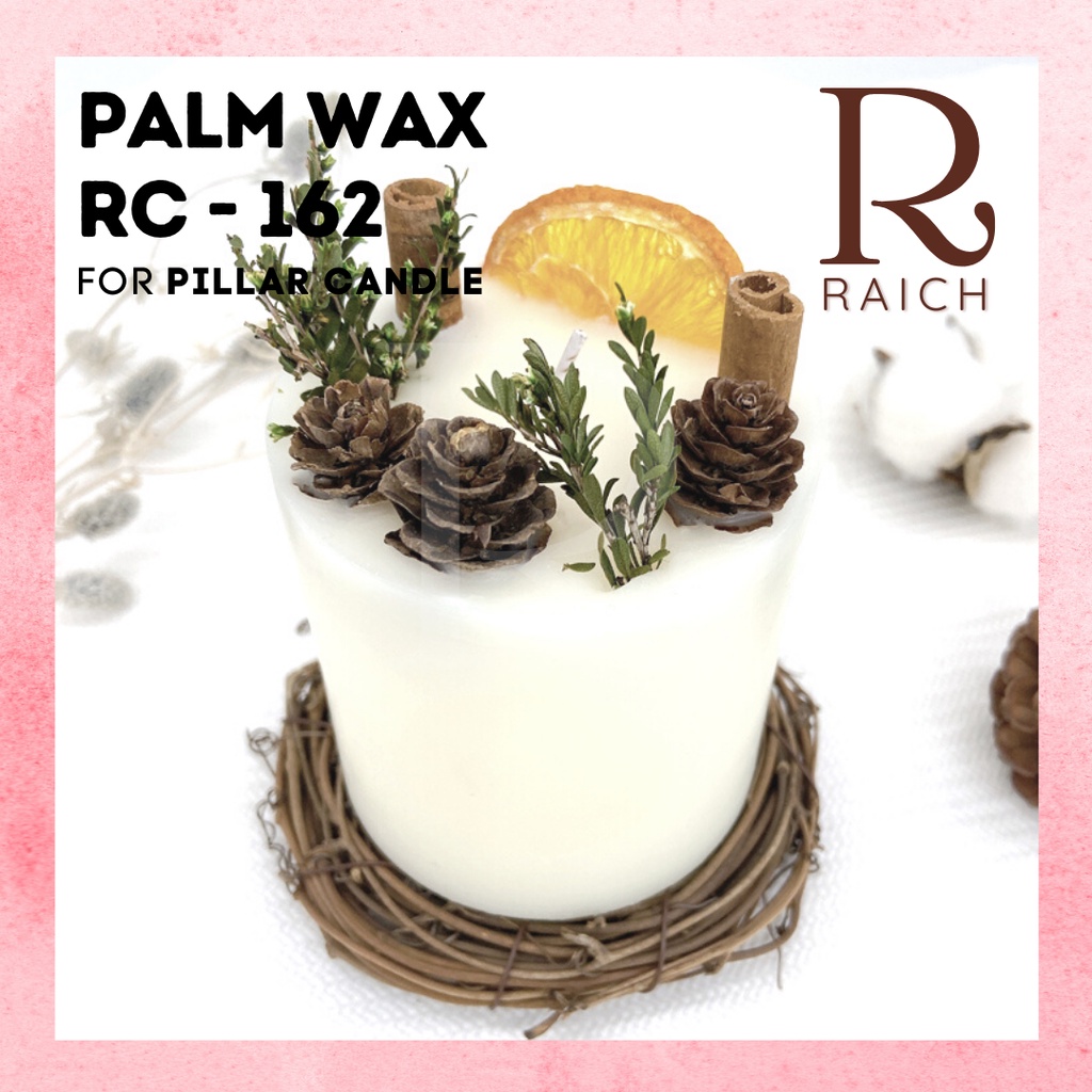 1KG PALM WAX - CONTAINER &amp; PILLAR 100% Pure / Bahan Baku Scented Candle Natural Lilin Sawit  Aromaterapi Eco Friendly