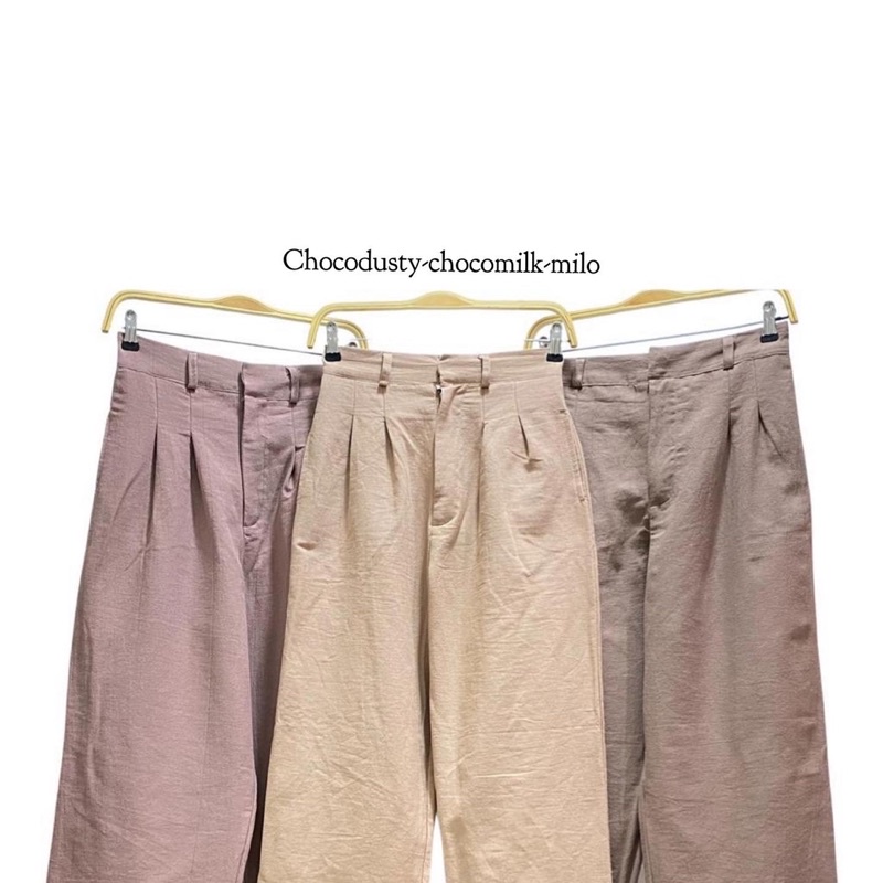 sandria linen cullotes