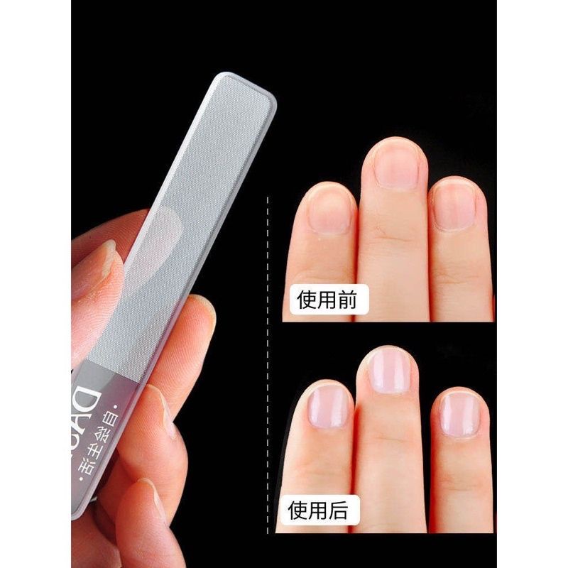 Nano glass nail buffer Pengkilap kuku alat manicure kikir kuku Pengkilat kuku