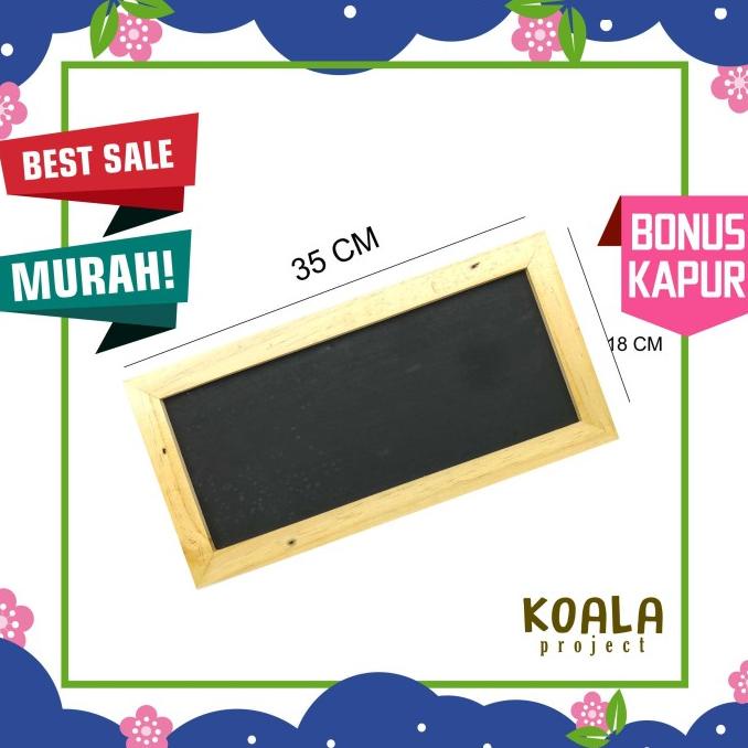 

*#*#*#] PAPAN TULIS KAPUR BLACKBOARD RUSTIC 35CM X 18CM