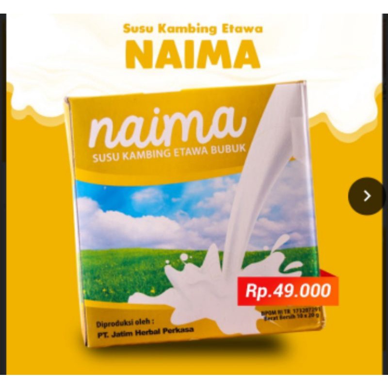 

Susu Kambing-Naima best seller