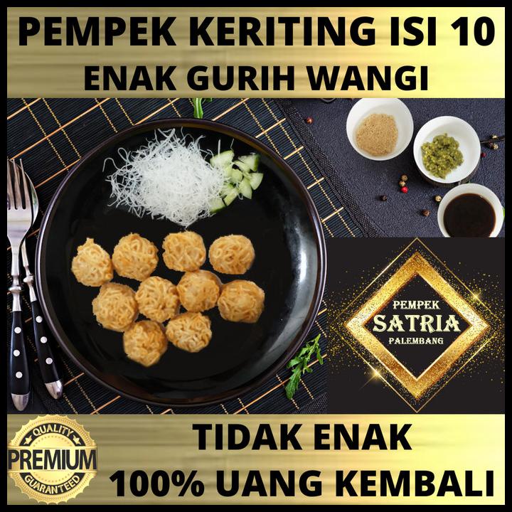

Mpek Empek Pempek Satria Palembang Ikan Tenggiri Keriting Frozen Beku