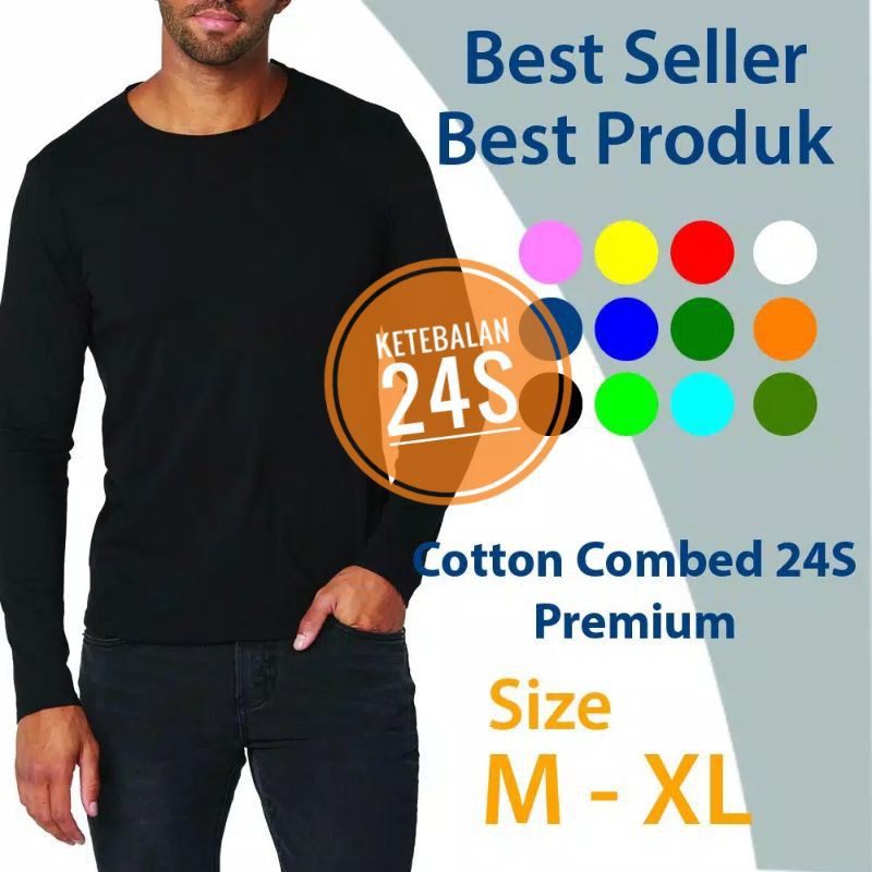KAOS CUSTOM SATUAN KAOS LENGAN PANJANG PRINT CUSTOM FOTO TULISAN NAMA