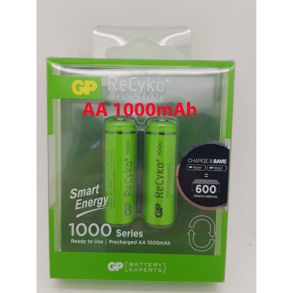 Baterai isi ulang GP RECYKO ukuran AA 1000mAh / rechargeable