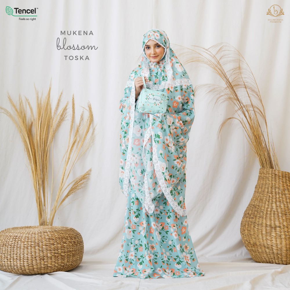 Mukena Blossom Toska - Mukena 2 in 1