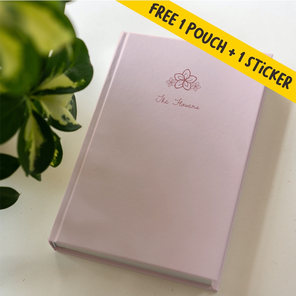 

Buku Catatan Notebook Diary Planner Journal Agenda, Polos dan Dotted The Flowers