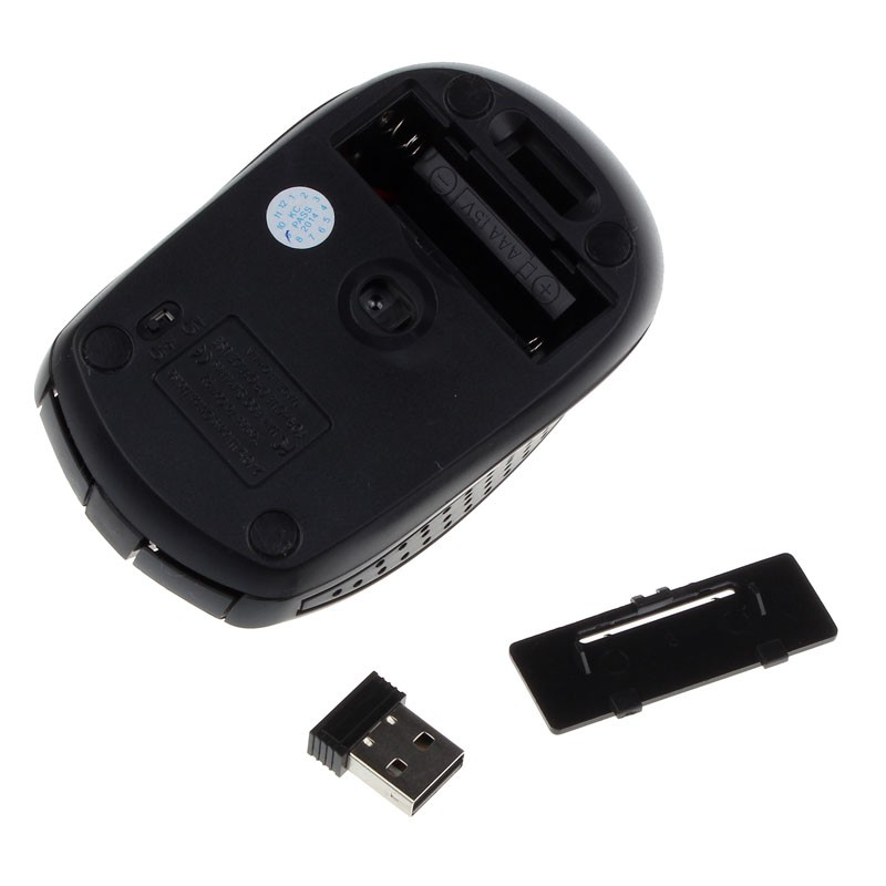 Mouse Wireless Optical 2.4 Ghz Standard AA 01