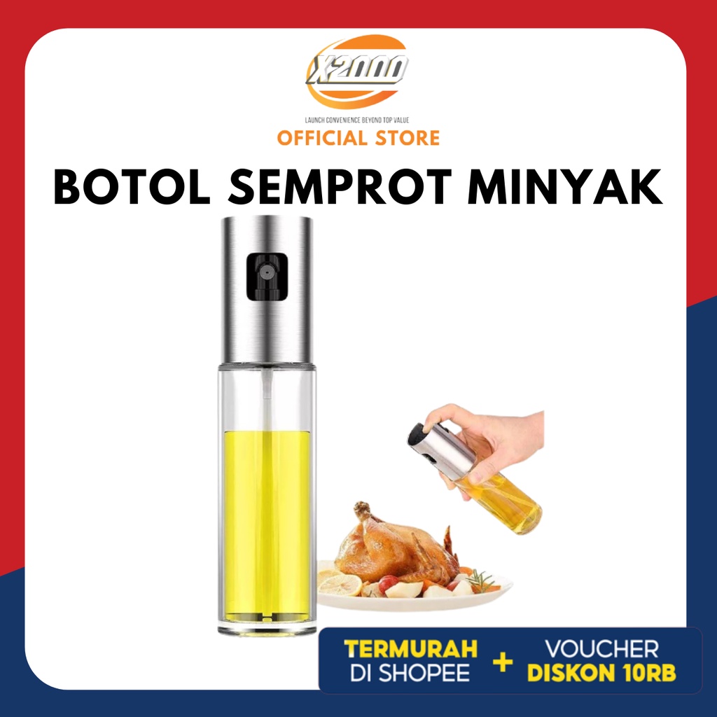 Botol semprot minyak sprayer murah cocok teflon wajan stainless steel premium 100ml