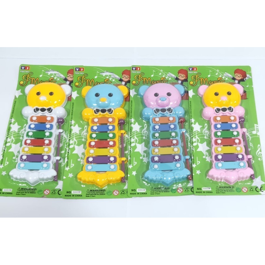 MOMO - XYLOPHONE BEAR musical mainan anak edukasi bayi baby toys musik silopon kulintang xilopon