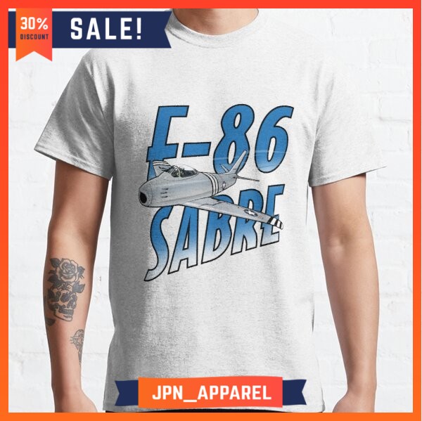 Kaos Baju F-86 Sabre 472761 T-shirt Premium Build Up