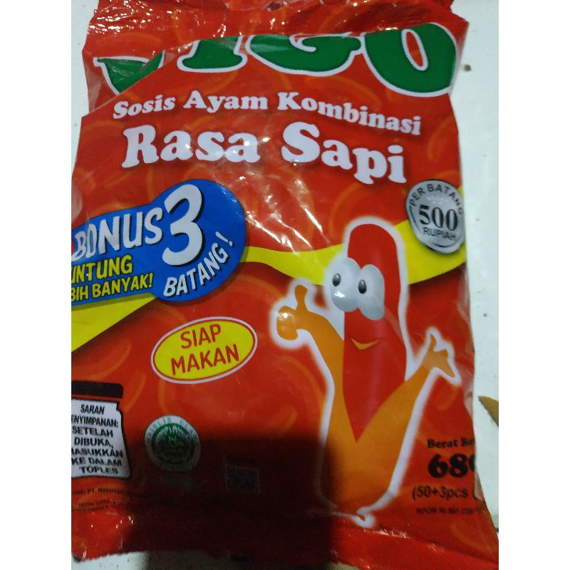 

Vigo sosis ayam siap makan isi 50