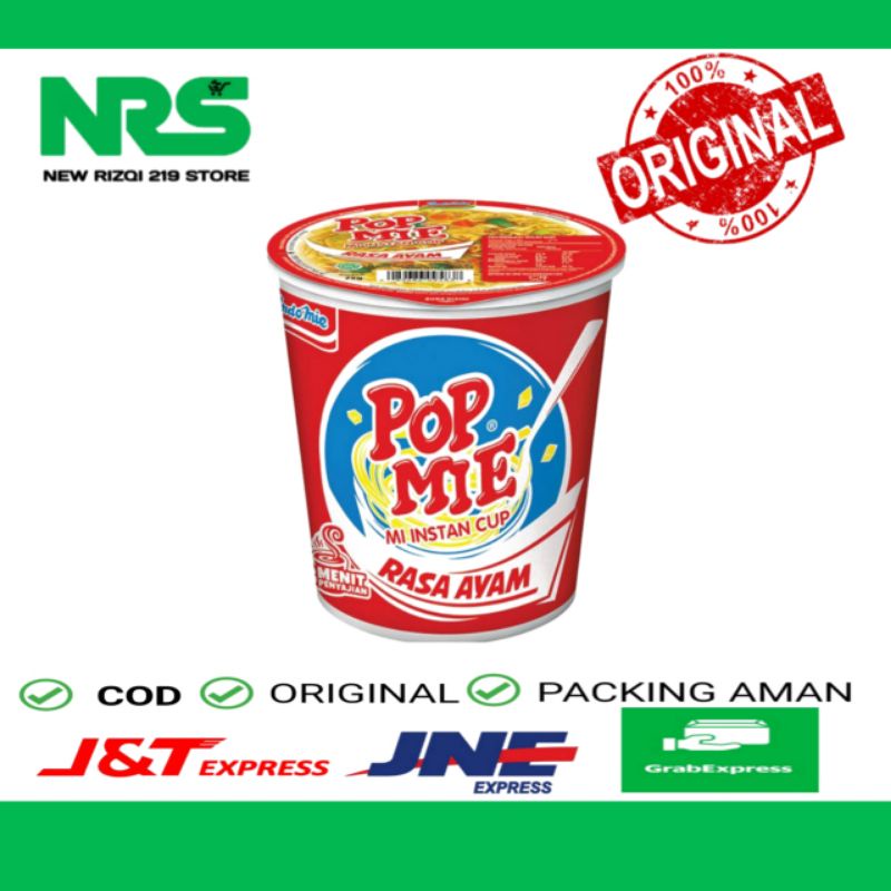 

Pop Mie Rasa Ayam 75g Mi Instan Cup