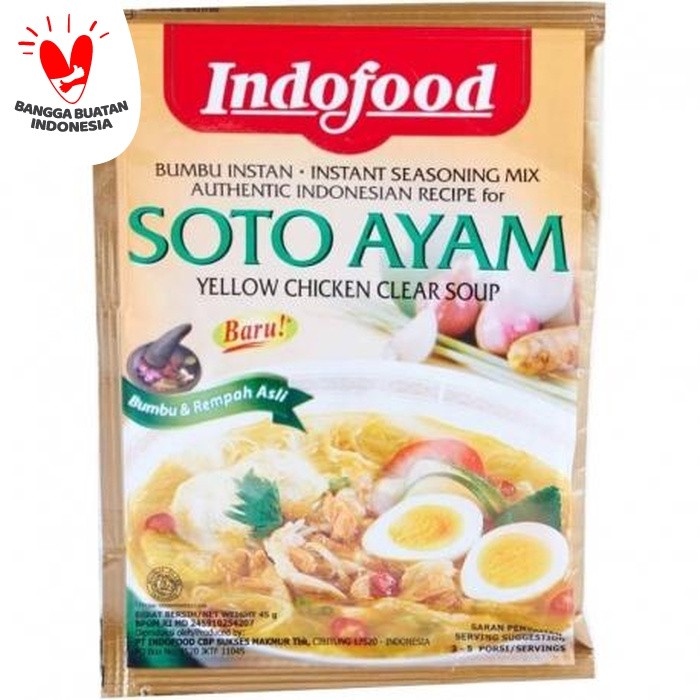 

Jual PRAKTIS & MUDAH Masak SOTO AYAM!!! Bumbu Masak Instant dari Indofood Berkualitas