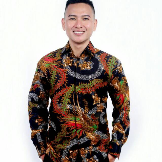 Kemeja batik burung cendrawasih