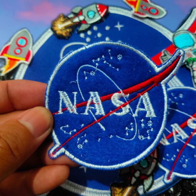 Clothes Patch - Patch Bordir Logo NASA