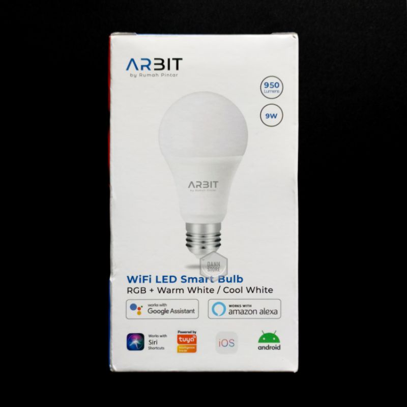 Arbit Lampu Smart WiFi LED Light Bulb RGBWW 9W [2ND]