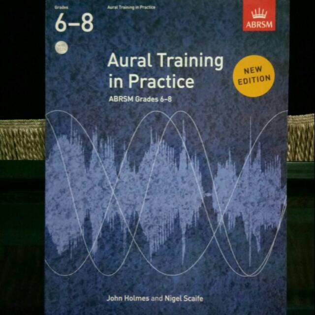 Buku Aural training in practice grade 6-8 ABRSM dengan 3 CD buku original