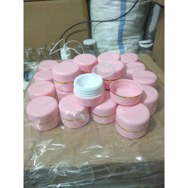 Pot Cream 12,5g pink-pink list gold