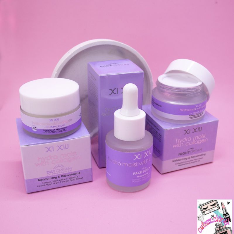 ☃Cutezz_Ching1☃Xi Xiu Hydra Moist With Collagen♡Day Cream/Night Cream♡ 15ml