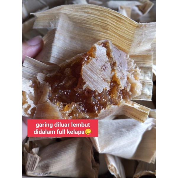 

Wajit ketan garing diluar lembek didalam full kelapa 1kg