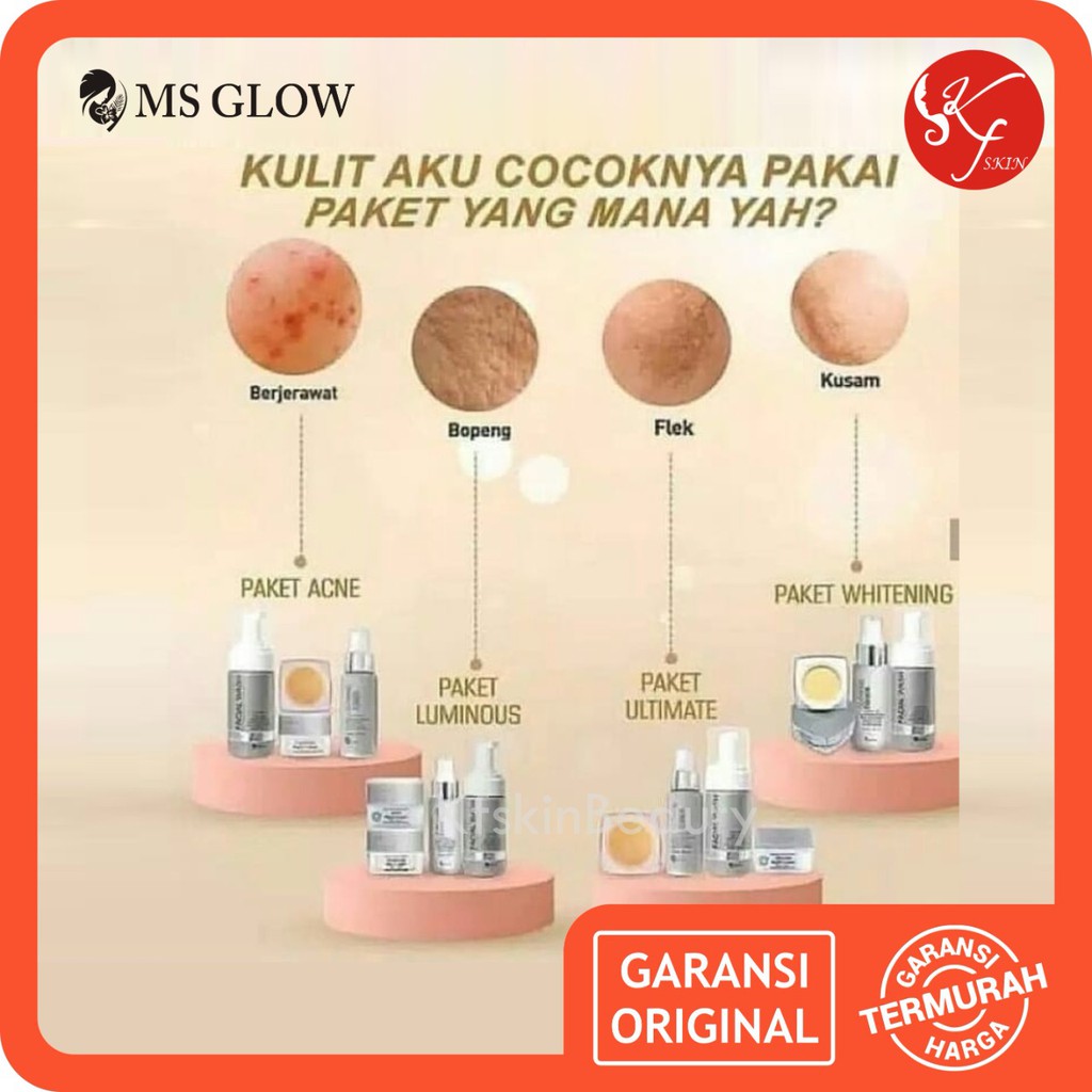 MS GLOW / MS GLOW ALL PAKET | Shopee Indonesia