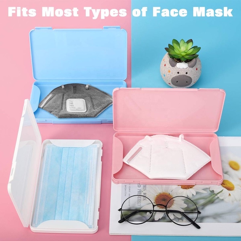 Tempat Masker Kotak Penyimpanan Mask Case 3Ply KF94 KN95 Duckbill Storage Box Holder Anti Bakteri