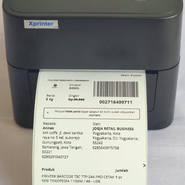 XPRINTER XP D4601B Barcode Printer Label Thermal XP-D4601B 4601B 4601