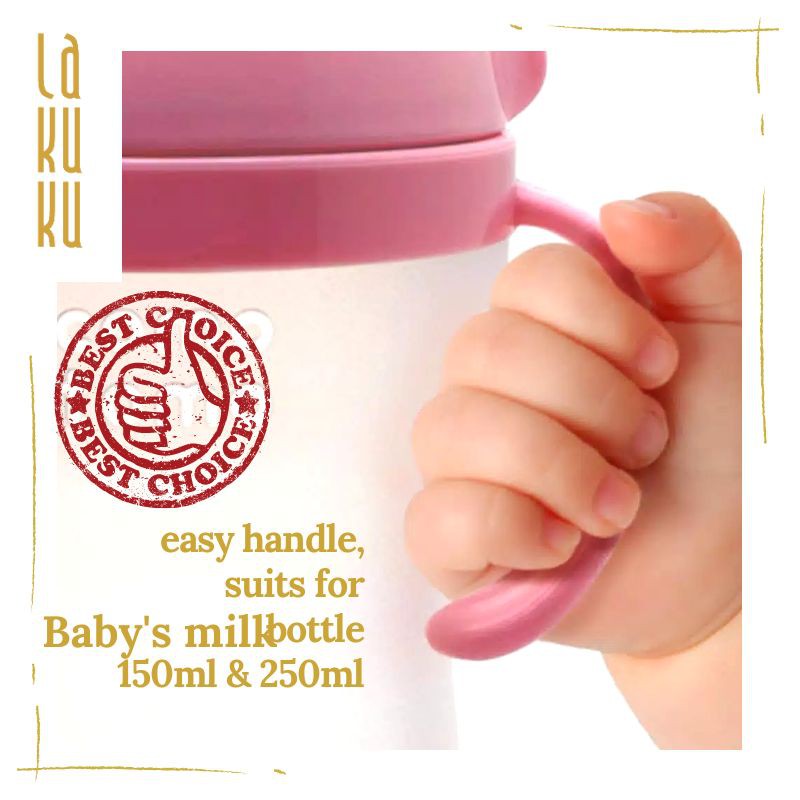 Aksesoris Tambahan Gagang Botol Susu Bayi - Bottle Handle Pegangan Botol Minum Bayi 150 ml &amp; 250 ml