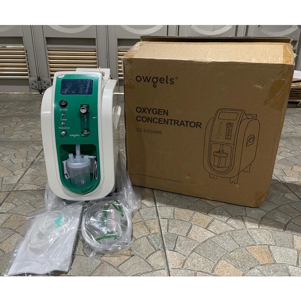 Owgels Oxygen Concentrator 3L OZ302HW0 Alat bantu pernafasan Generator