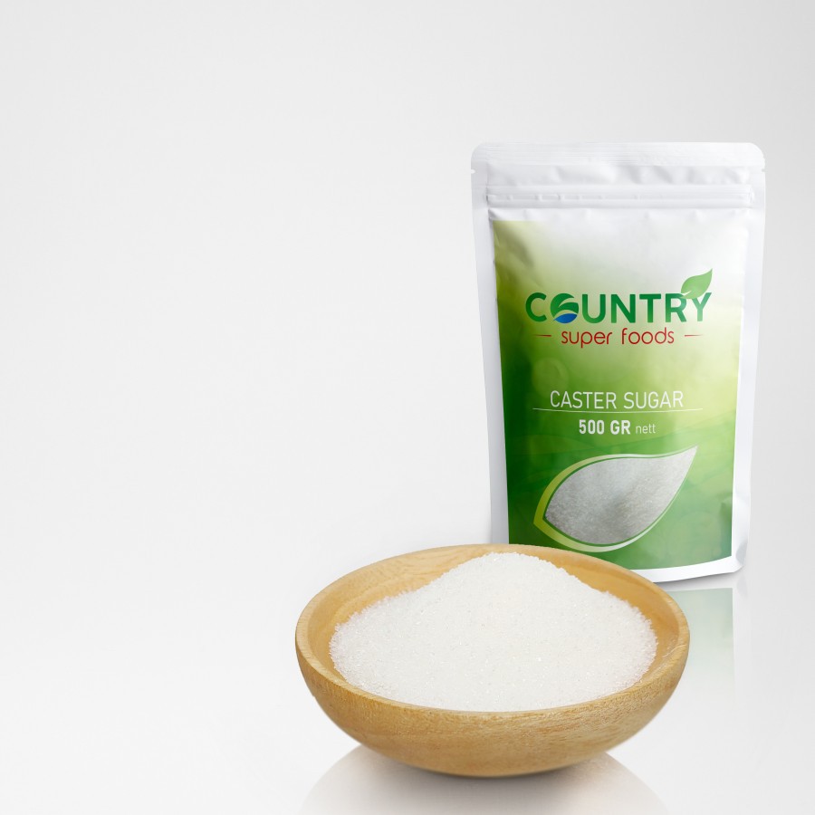 

[500 gr ] Organic Caster Sugar | Rempah Gula Putih Halus - 500gr
