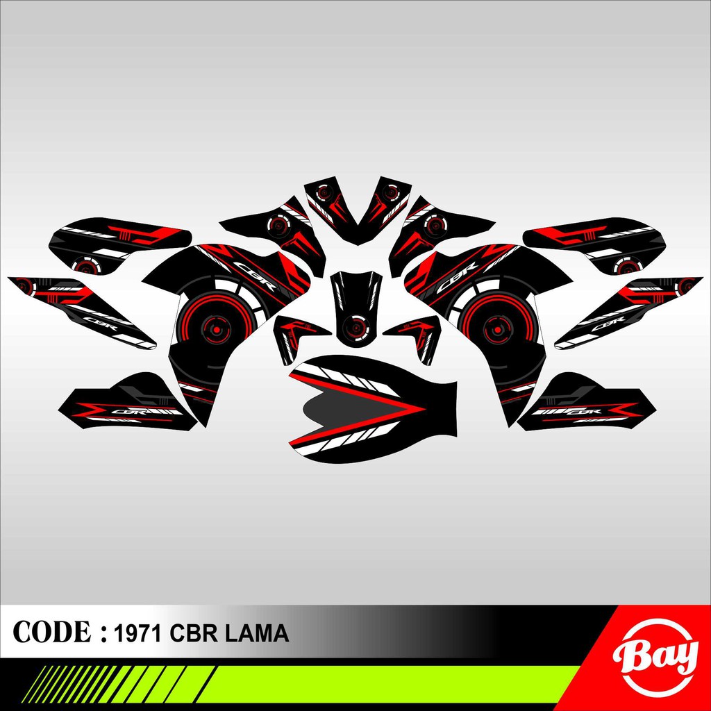 Decal Stiker Motor CBR 150 R LAMA / OLD Full Body Sticker Custom Variasi