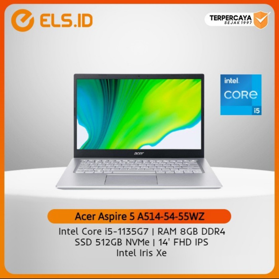 Acer Aspire 5 A514-54-55WZ - Silver [i5 1135G7-8GB-512GB]