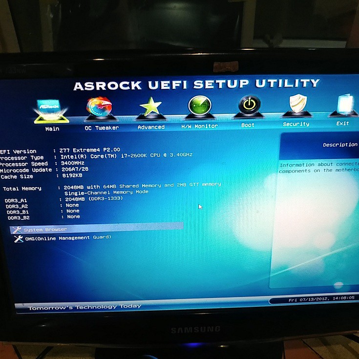 Asrock z77 Extreme 4 like new garansi