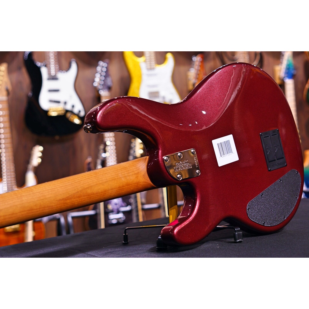 Ernie Ball Music Man StingRay Special 4 HH Bass Guitar - Maroon Mist F90495