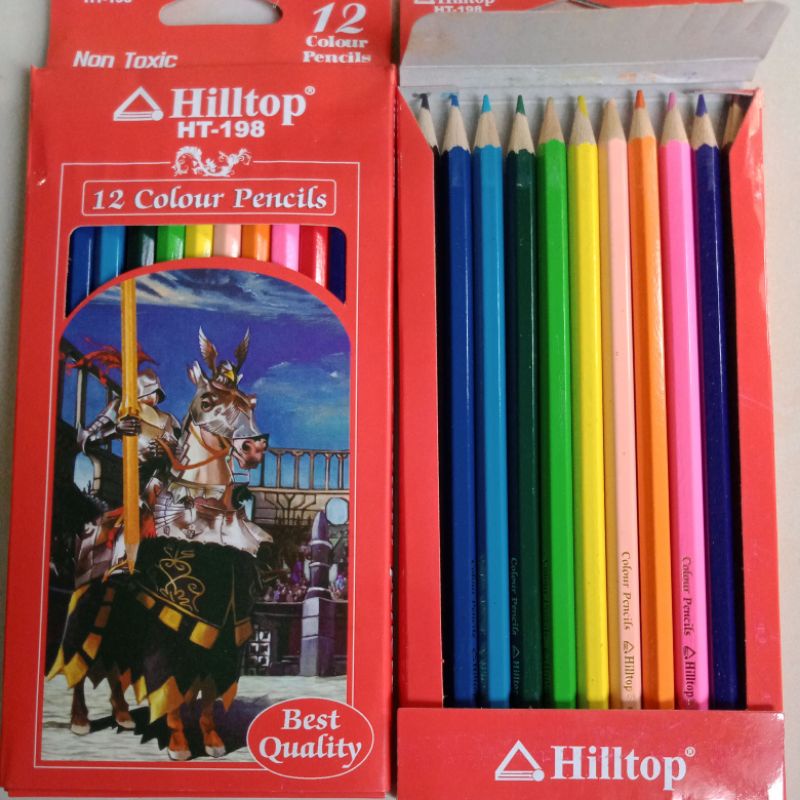 Pensil warna 12 panjang