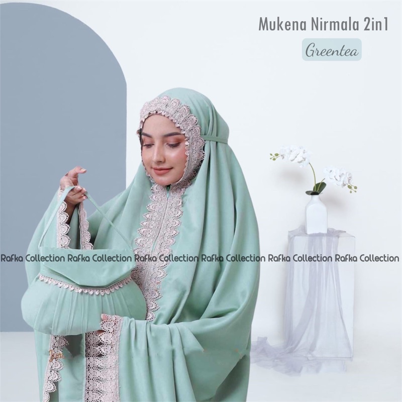 MUKENA DEWASA 2IN1 NIRMALA SILK PREMIUM MEWAH