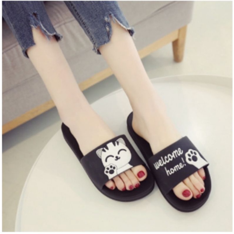 SANDAL SLOP SANDAL KOKOP WANITA SOL KARET HD09