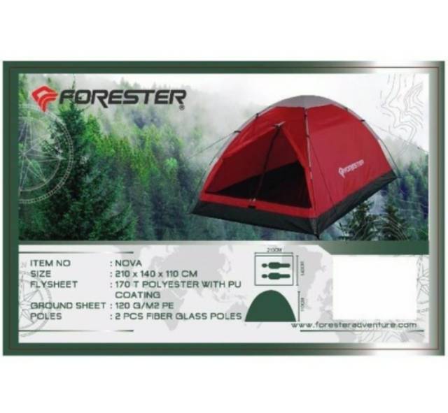 Tenda Forester Nova 2 Orang