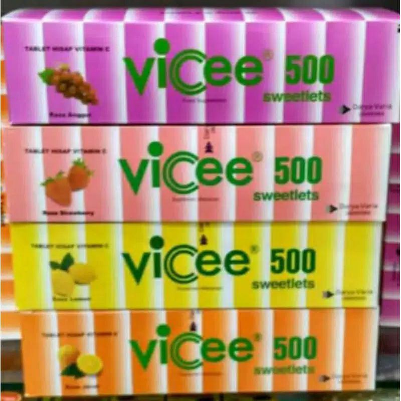 Vitamin C Vicee 500 mg ( 1 box isi 100 tablet ) original