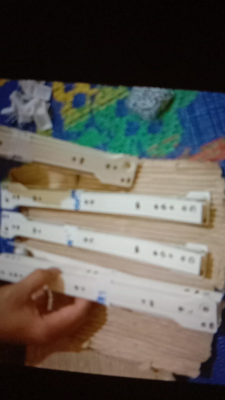 Rel Laci Lenaga By Huben 30 Cm 1 Set (2 Pcs). Biasa Roda Singel Track Putih Free Skrup