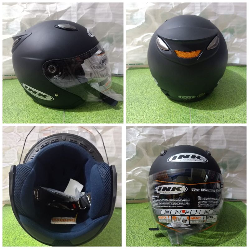 HELM INK CENTRO HITAM DOFF/BLAK DOFF ORIGINAL